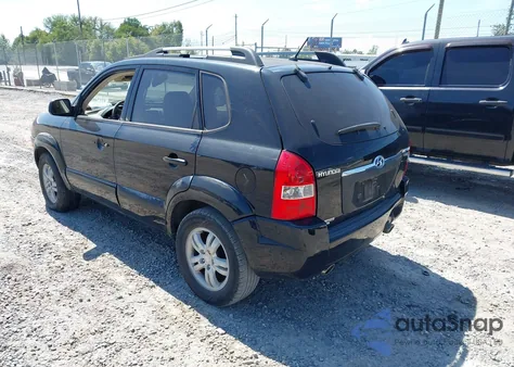 2007 Hyundai Tucson Se/Limited из США, поврежденный, VIN KM8JN12DX7U483183